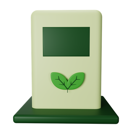 Station de biocarburant  3D Icon