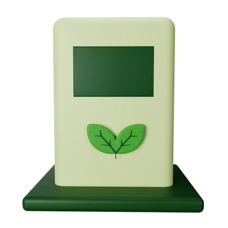 Station de biocarburant  3D Icon