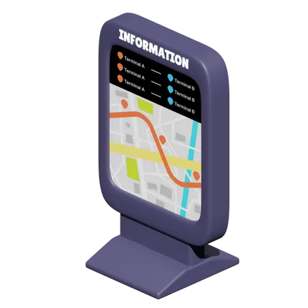 Station Info  3D Icon