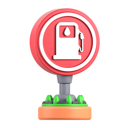Station-essence  3D Icon
