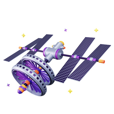 Station spatiale  3D Icon