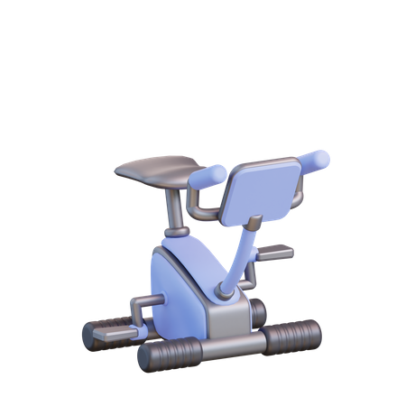 Stationary Bicycle  3D Icon