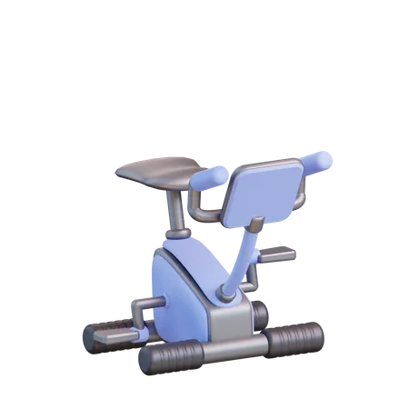 Stationary Bicycle  3D Icon