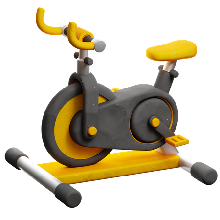 Stationary Bike  3D Icon