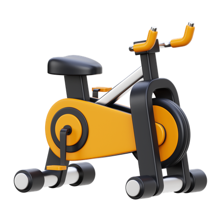 Stationary Bike  3D Icon