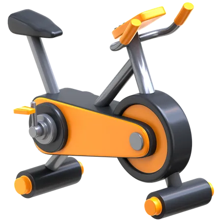 Stationary Bike  3D Icon