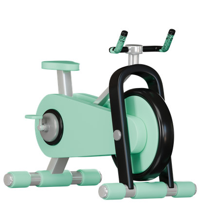 Stationary Bike  3D Icon