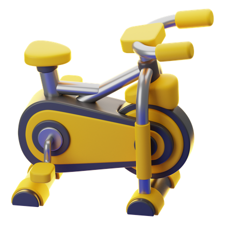 Stationary Bike  3D Icon