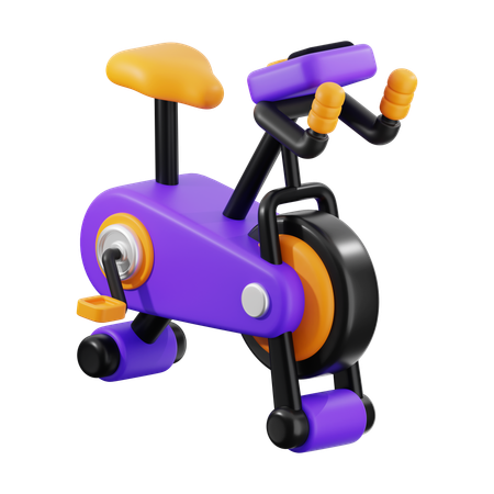 Stationary bike  3D Icon