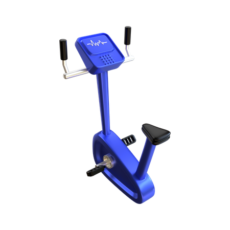 Stationary bike  3D Illustration