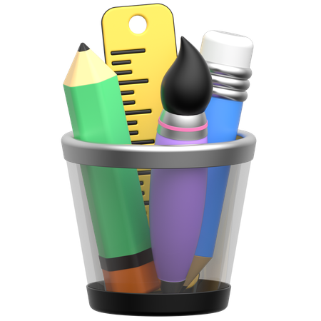 Stationary Cup  3D Icon