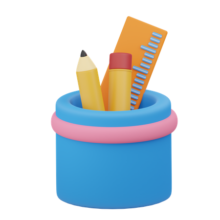 Stationary Holder  3D Icon