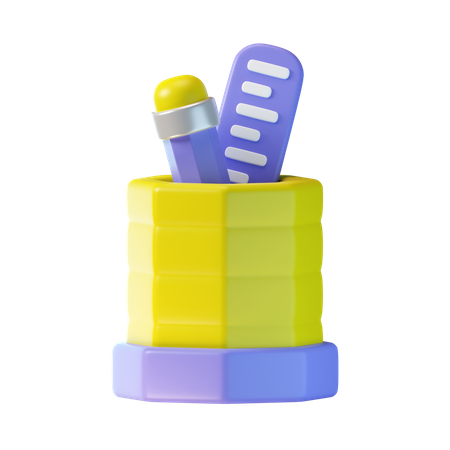 Stationary Holder  3D Icon