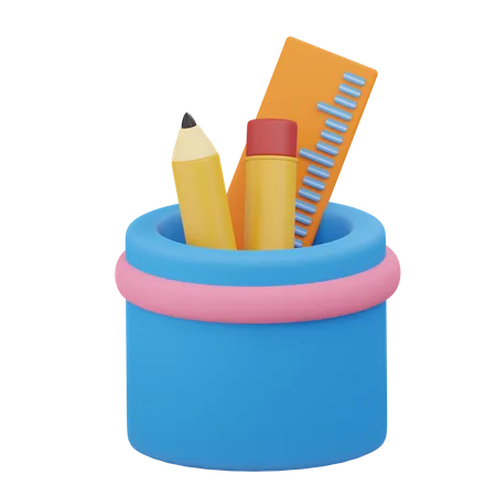 Stationary Holder  3D Icon