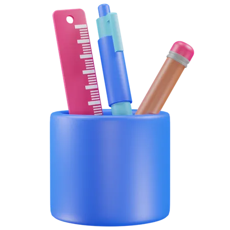 Stationary Holder  3D Icon