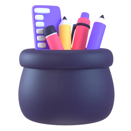 Stationary Jar  3D Icon