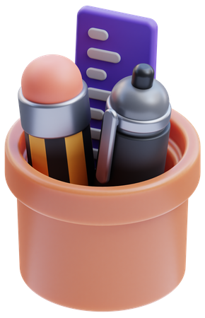Stationery  3D Icon