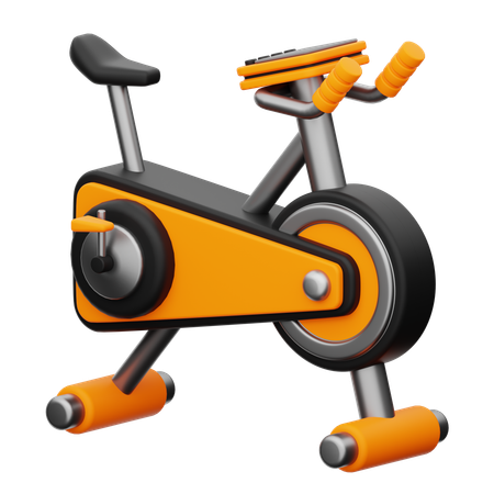 Stationery Bike  3D Icon