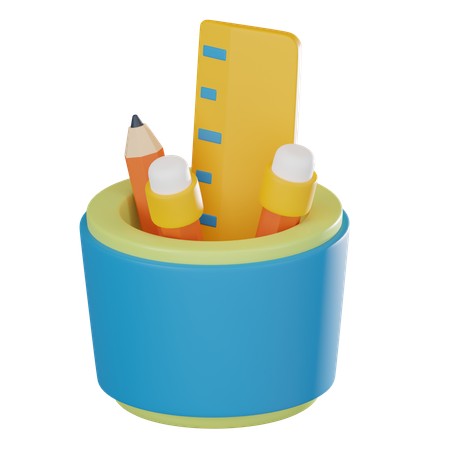 Stationery box  3D Icon