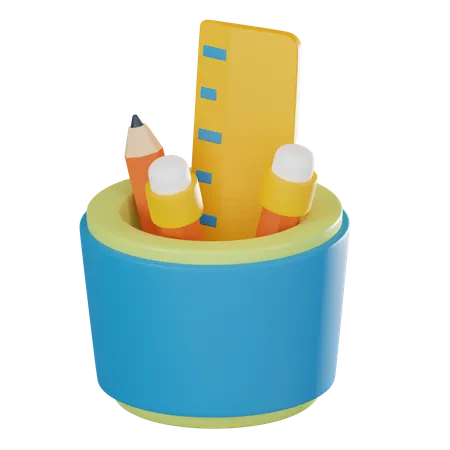 Stationery box  3D Icon