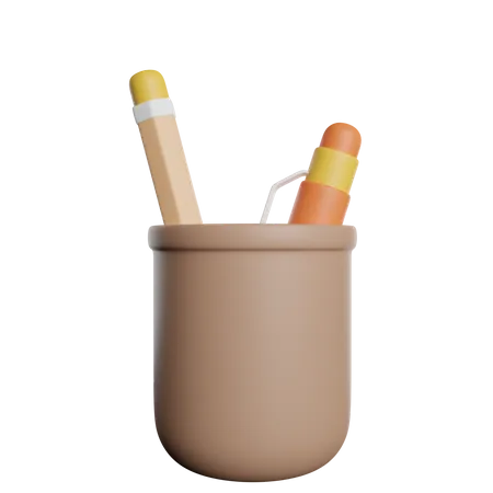 Stationery Cup 3D Icon