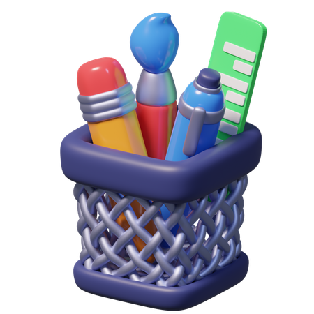 Stationery holder  3D Icon
