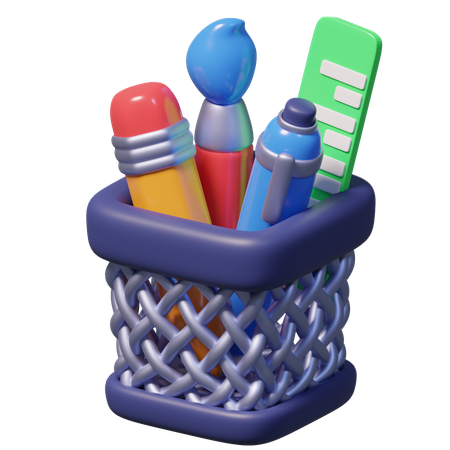 Stationery holder  3D Icon
