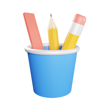 Stationery Holder  3D Icon