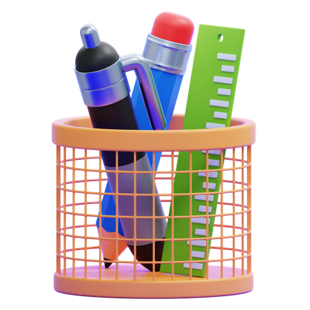 Stationery Holder  3D Icon