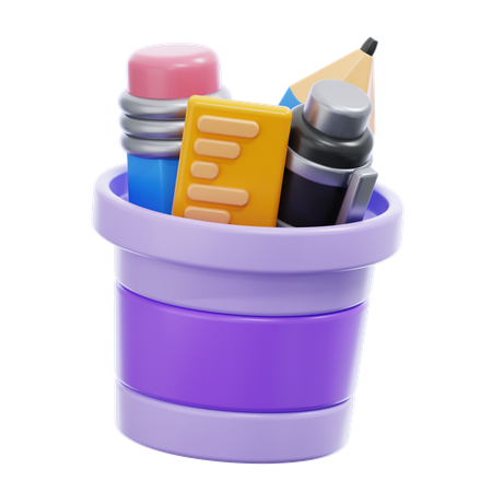 Stationery Holder  3D Icon