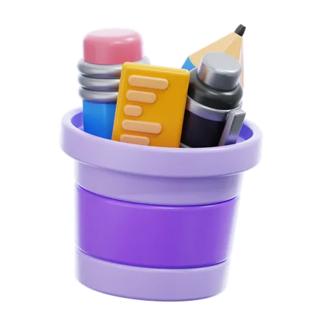 Stationery Holder  3D Icon