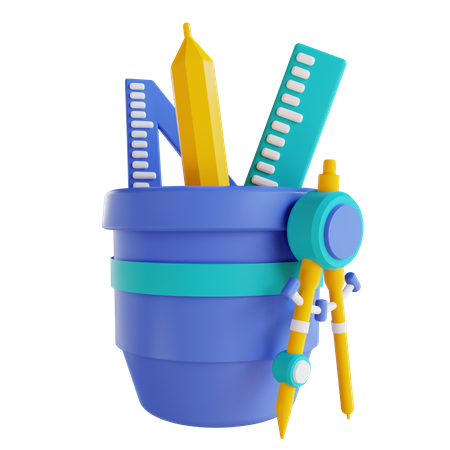 Stationery Holder  3D Icon
