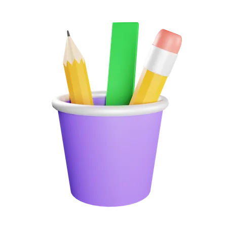 Stationery Holder 3D Icon