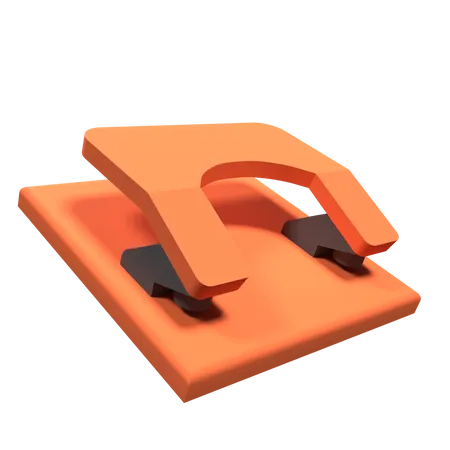Stationery Perforator 3D Icon