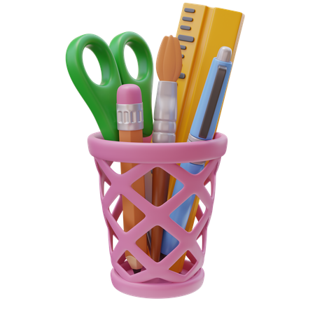 Stationery stand  3D Icon