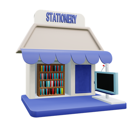 Stationery Store  3D Icon