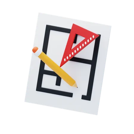 Stationery Tools  3D Icon
