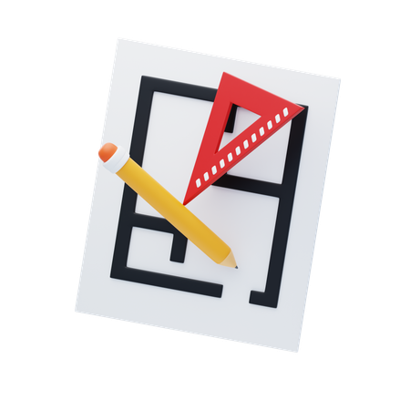 Stationery Tools  3D Icon