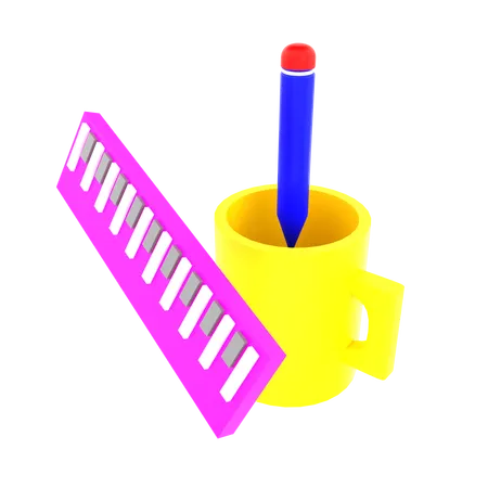 Stationery tools  3D Icon