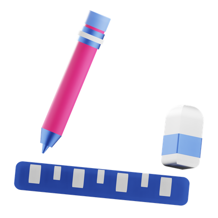 Stationery Tools  3D Icon