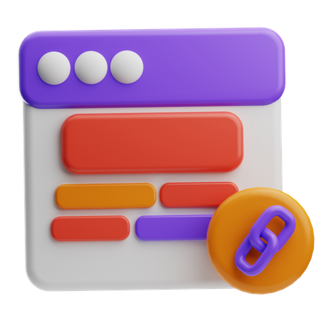 Statische Seite  3D Icon