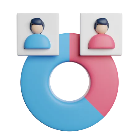 Statistic Voting Result 3D Icon