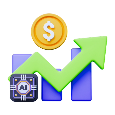 Statistic Automatic  3D Icon