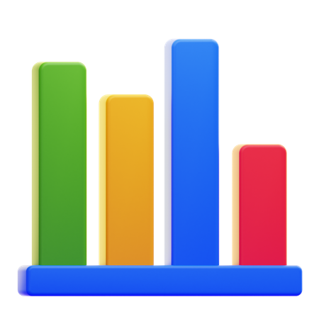 Statistic Bar  3D Icon
