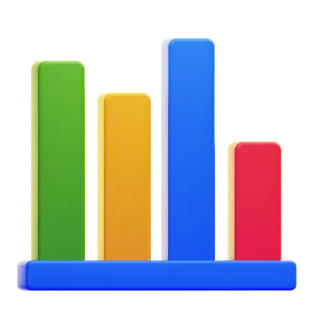 Statistic Bar  3D Icon