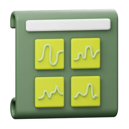 Statistic Chart  3D Illustration