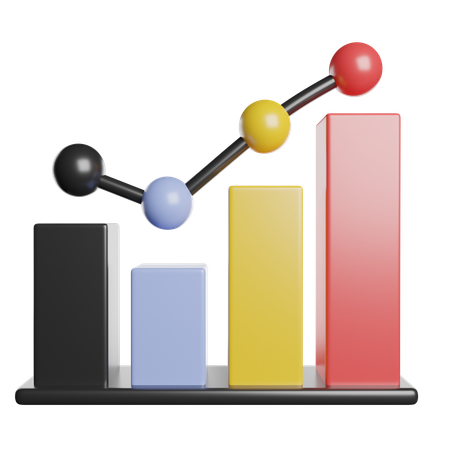 Statistic Graph  3D Icon