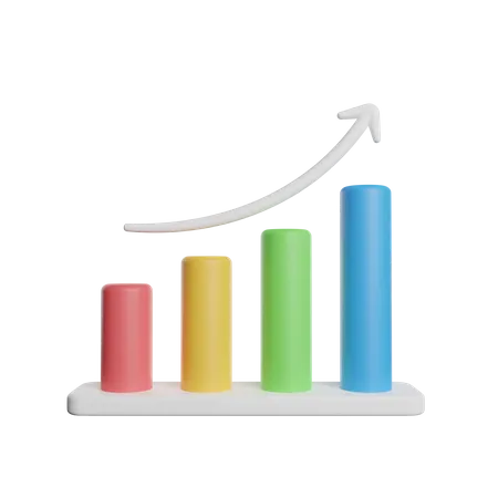 Statistic Growth 3D Icon