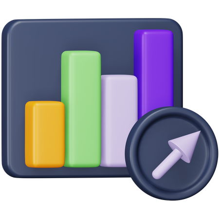 Statistic Report  3D Icon