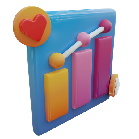 Statistic Report 3D Icon
